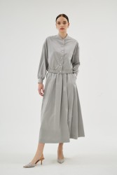 ALESSANDRA GRİ BOMBER - Thumbnail