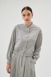 ALESSANDRA GRİ BOMBER - Thumbnail