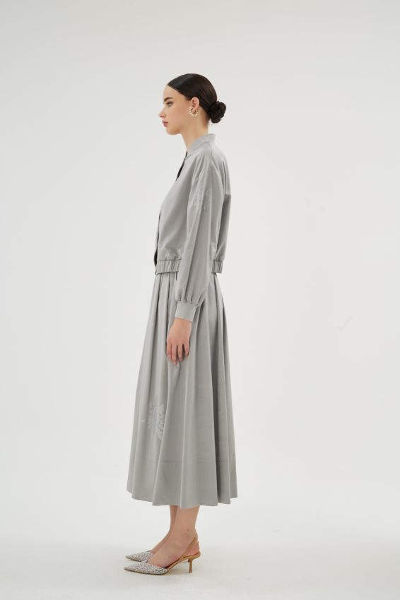 ALESSANDRA GRİ BOMBER