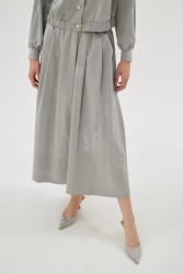 ALESSANDRA GRİ ETEK - Thumbnail