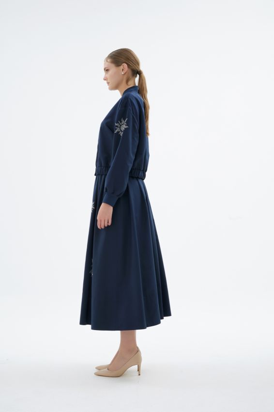 ALESSANDRA LACİVERT BOMBER