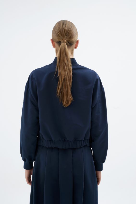 ALESSANDRA LACİVERT BOMBER