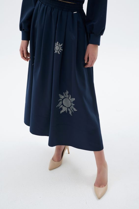  - ALESSANDRA LACİVERT ETEK