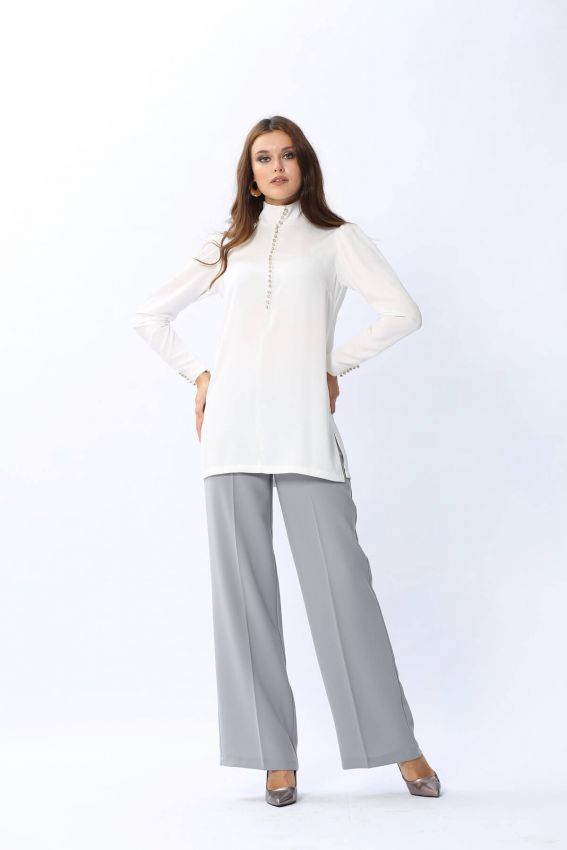 Senna - AMOUR BLOUSE EKRU