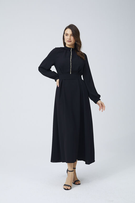 Senna - AQUA ELBİSE SİYAH