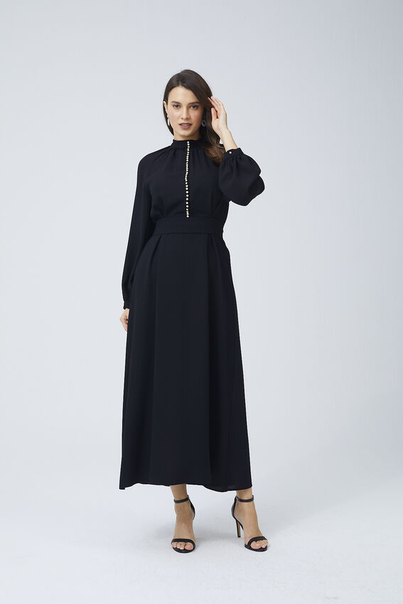 AQUA ELBİSE SİYAH