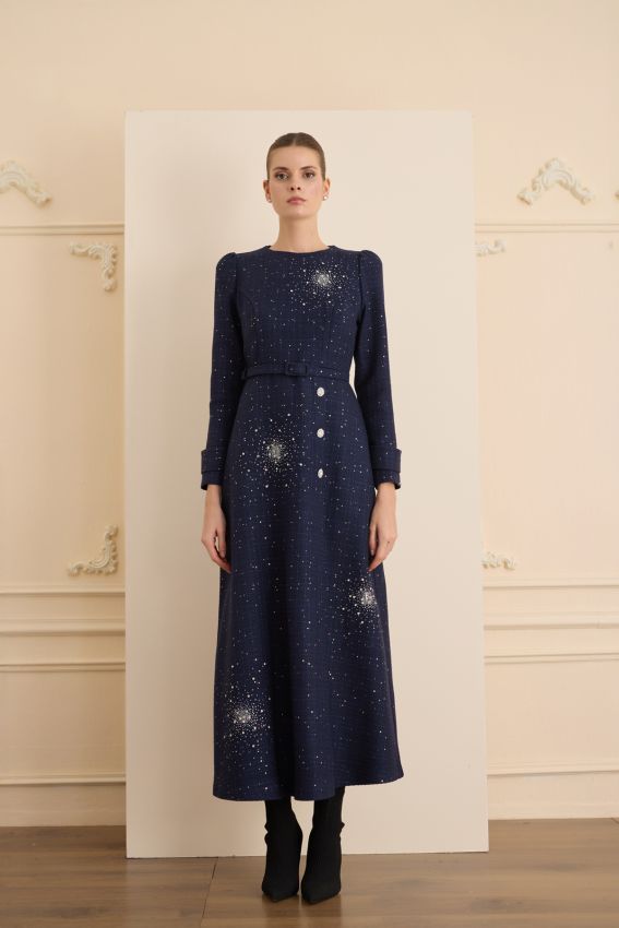 Senna - AURORA ELBİSE LACİVERT