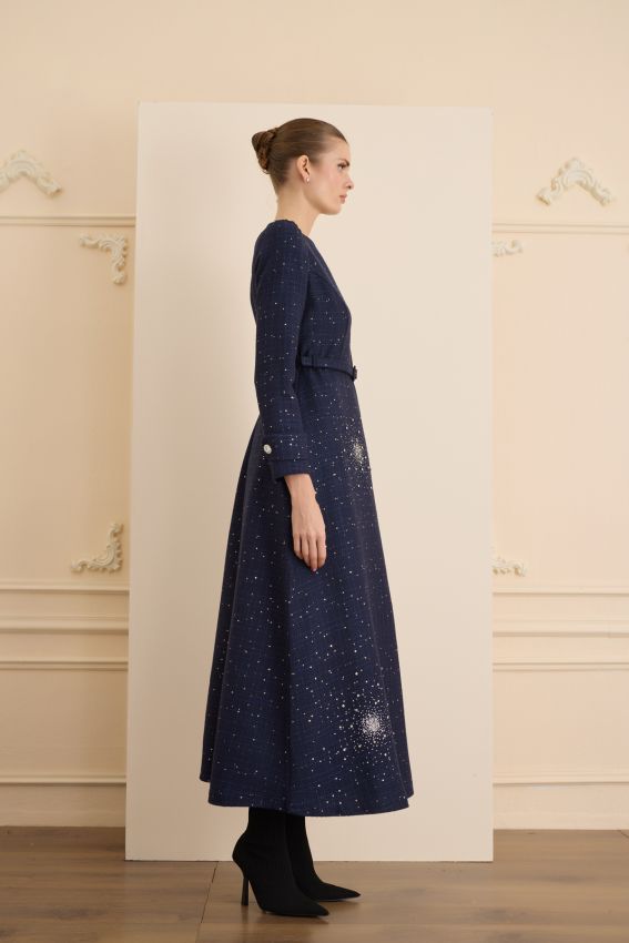 AURORA ELBİSE LACİVERT