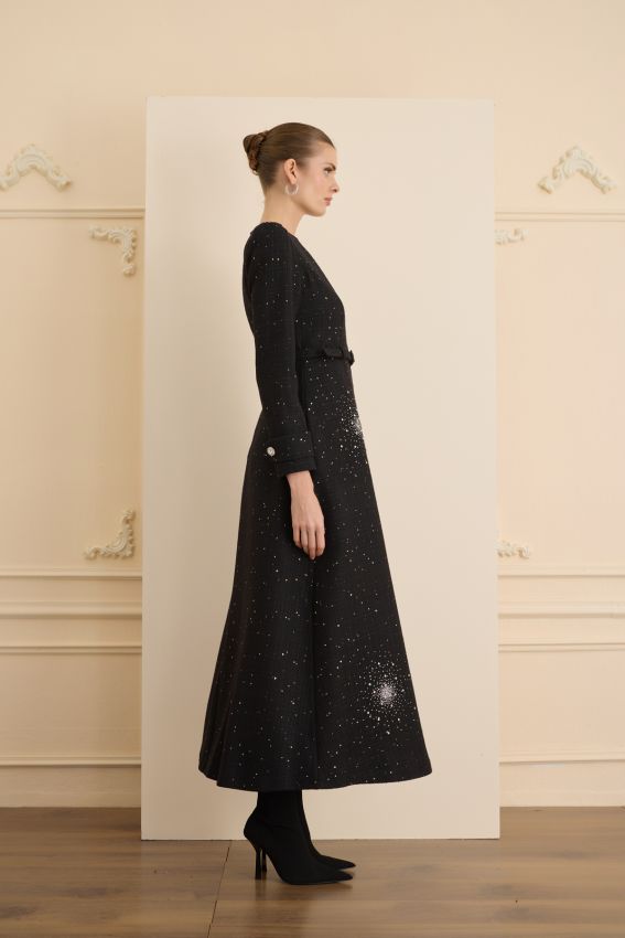 AURORA ELBİSE SİYAH