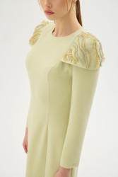 BAGLIORE AÇIK YEŞİL DRESS - Thumbnail