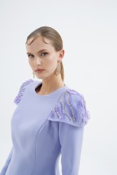 BAGLIORE LİLA ELBİSE - Thumbnail