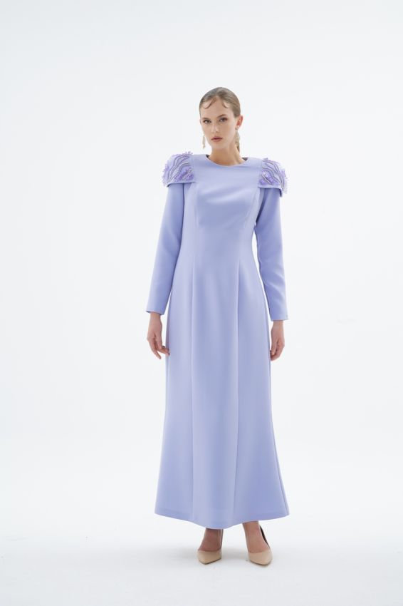  - BAGLIORE LİLA ELBİSE (1)