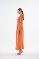 BAGLIORE TURUNCU ELBİSE - Thumbnail