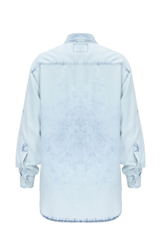 Senna - BARGE SHIRT MAVİ (1)