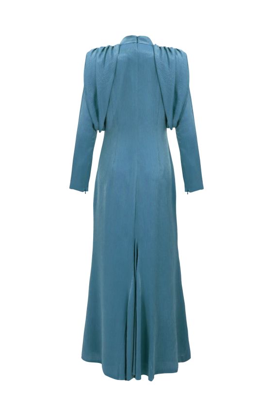 Senna - BEATRICE DRESS PETROL (1)