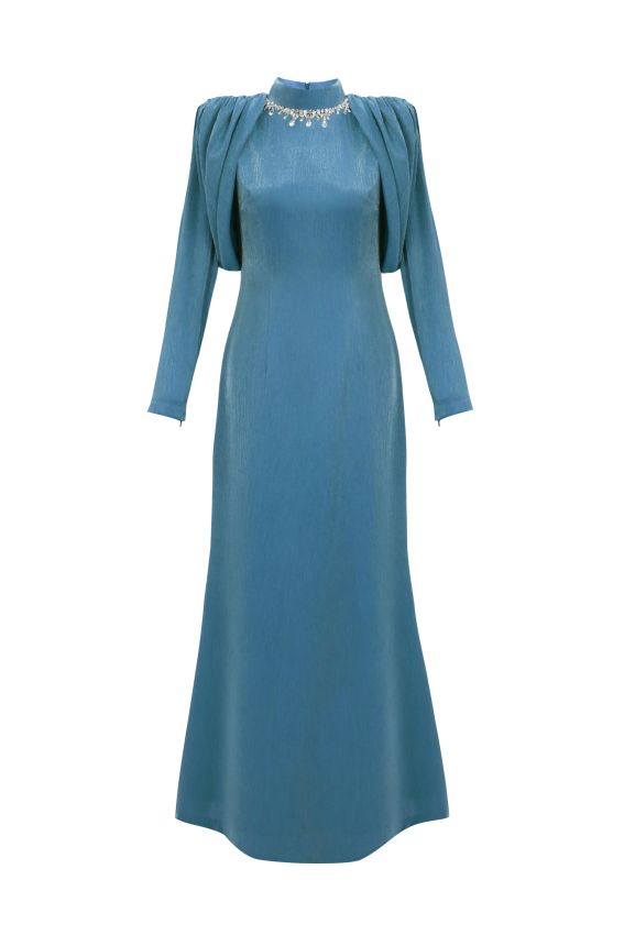 Senna - BEATRICE DRESS PETROL