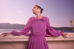 BELLE ETOILE MOR ELBİSE - Thumbnail