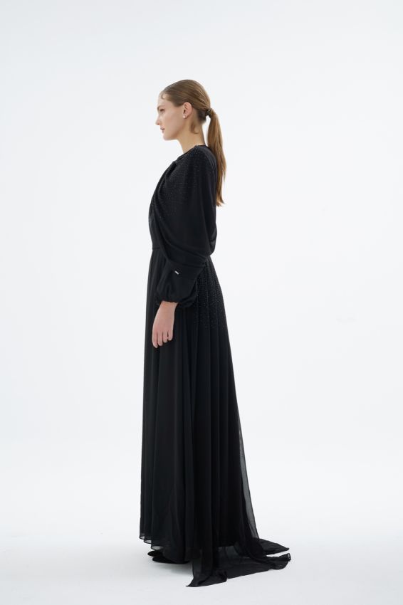 BELLE ETOILE SİYAH ELBİSE