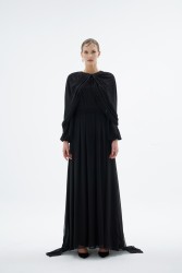 BELLE ETOILE SİYAH ELBİSE - Thumbnail