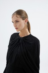 BELLE ETOILE SİYAH ELBİSE - Thumbnail