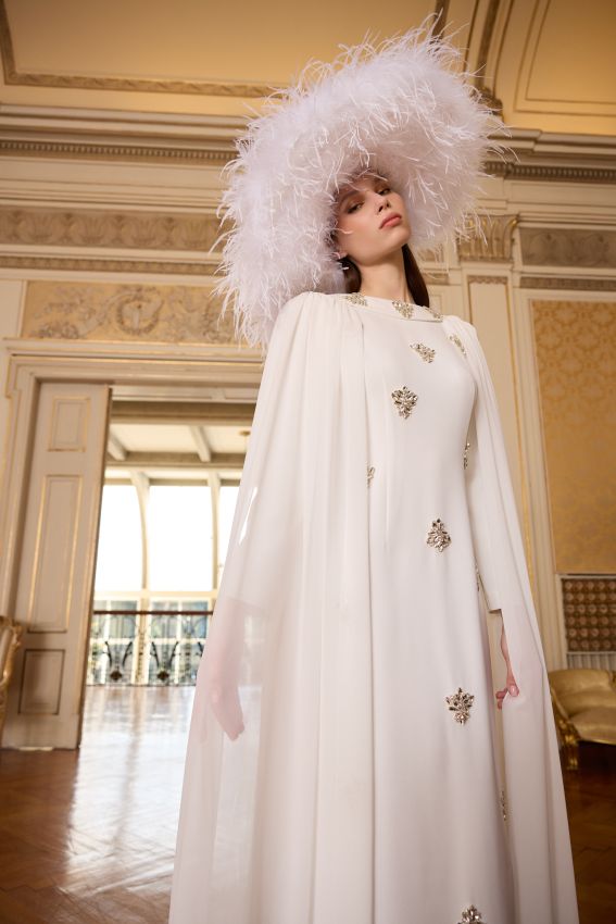 Senna - BENGY ELBİSE EKRU (1)