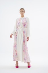 BLOSSEM KREM ELBİSE - Thumbnail