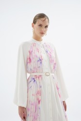 BLOSSEM KREM ELBİSE - Thumbnail