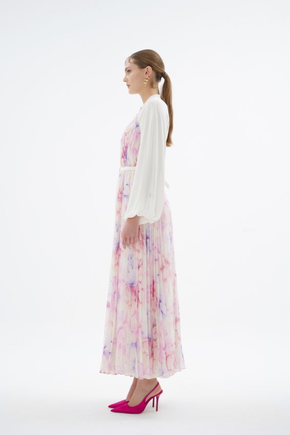 BLOSSEM KREM ELBİSE