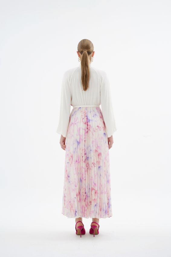 BLOSSEM KREM ELBİSE