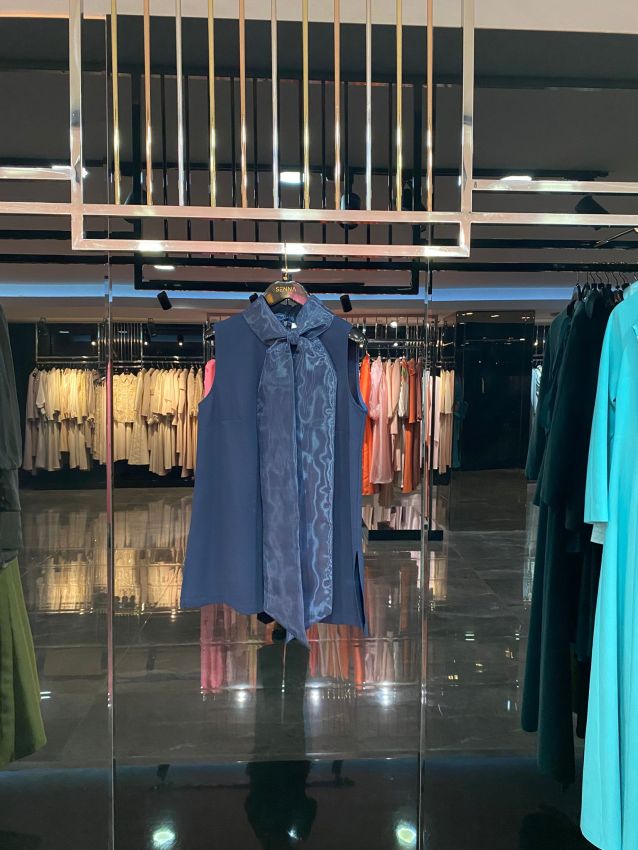 Senna - BONYBONE LACİVERT BLUZ