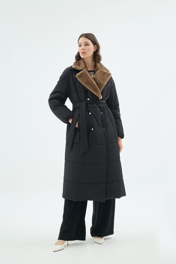 Senna - BRINA ŞİŞME MONT SİYAH