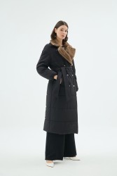 BRINA ŞİŞME MONT SİYAH - Thumbnail