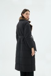 BRINA ŞİŞME MONT SİYAH - Thumbnail