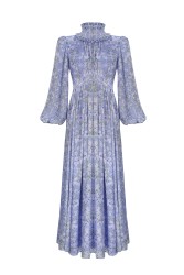 BRITANNY DRESS MAVİ - Thumbnail