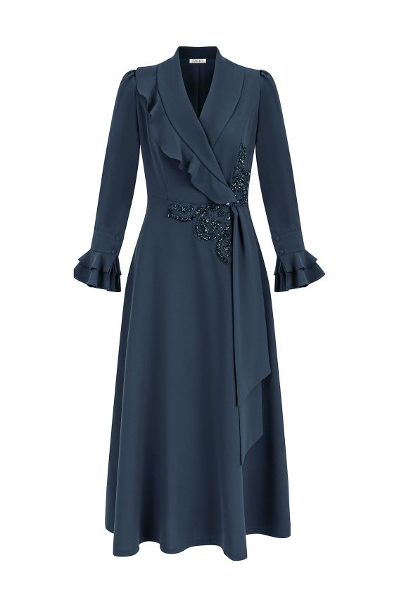 Senna - BUTTERFLY PETROL ELBİSE