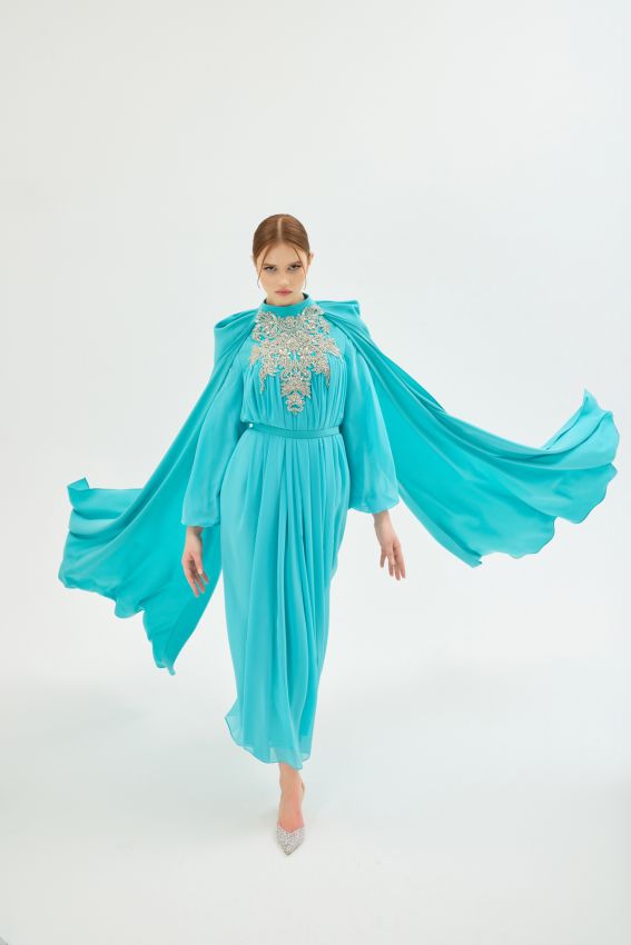 CALLISTA TURKUAZ ELBİSE