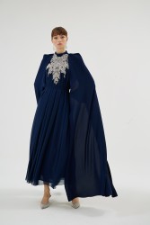 CALLISTA LACİVERT ELBİSE - Thumbnail
