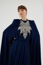 CALLISTA LACİVERT ELBİSE - Thumbnail