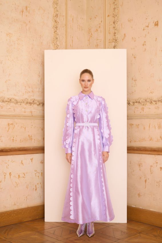 Senna - CARTER ELBİSE LİLA