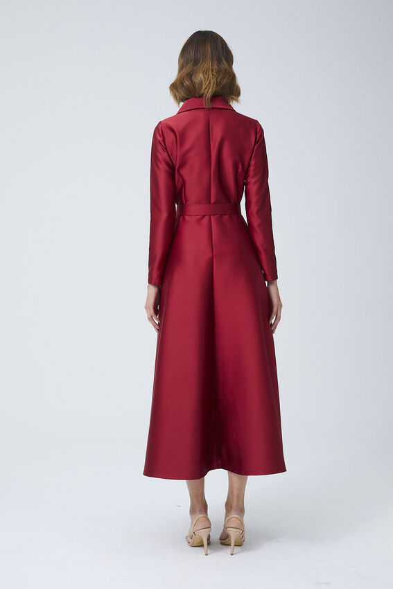 CATWALK ELBİSE BORDO