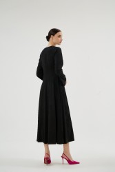 CELESTE SİYAH ELBİSE - Thumbnail