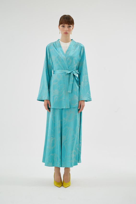  - CELESTE TURKUAZ KIMONA
