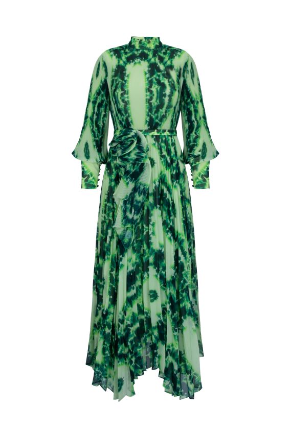 CHICORY DRESS YEŞİL