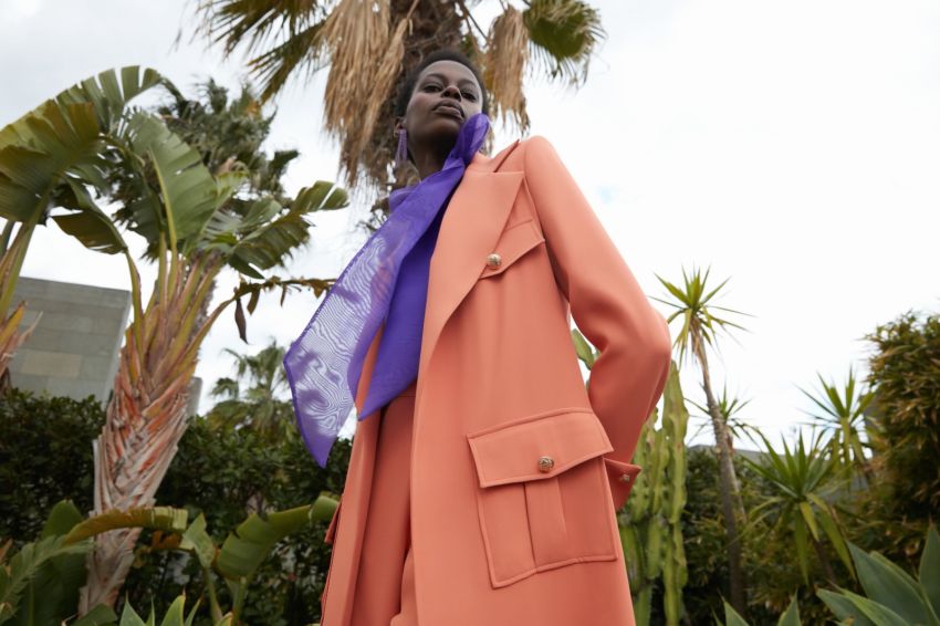 Senna - CLARIMONDA CEP DETAYLI ORANGE CEKET