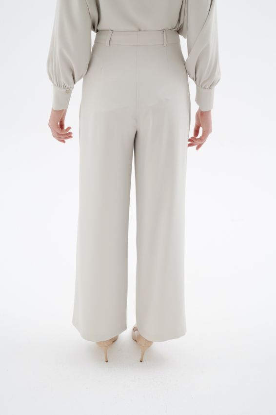 CLOVER EKRU PANTOLON