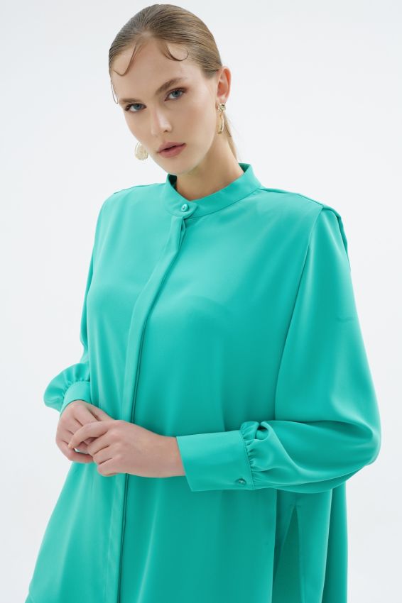 CLOVER YEŞİL GÖMLEK