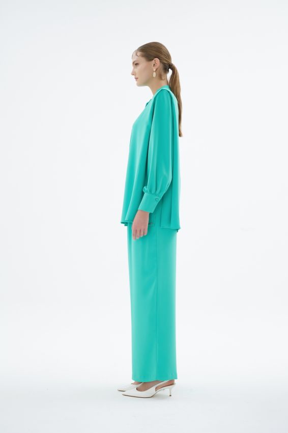 CLOVER YEŞİL GÖMLEK