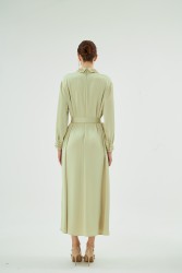 CORALIE ÇAĞLA YEŞİLİ ELBİSE - Thumbnail