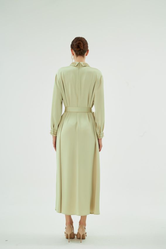 CORALIE ÇAĞLA YEŞİLİ ELBİSE