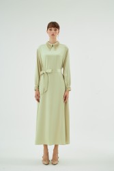 CORALIE ÇAĞLA YEŞİLİ ELBİSE - Thumbnail